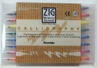 Calligraphic marker, 8 color