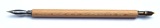 Round penholder, double