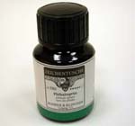 Calligraphy ink, phtalo green