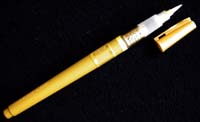 Gilt bronze ink synthetic brush