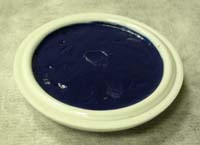 Seal paste, lapis blue