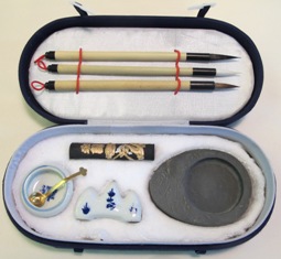 Writing set, oval