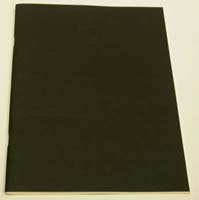 Exercise book L, black