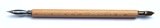 Round penholder, double